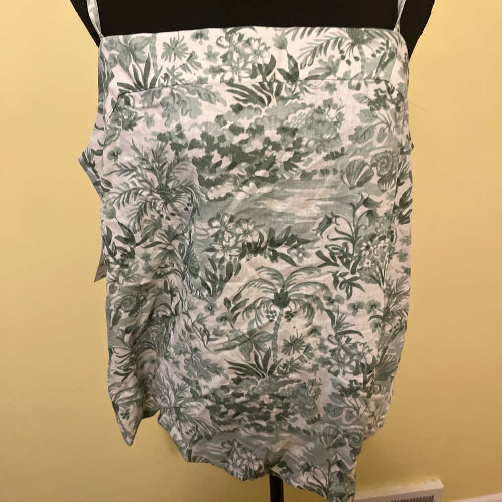 Tropical Green Women's Swim Coverup